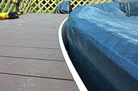 Above ground pool deck with Trex decking and hide a way fasteners - Saratoga County, NY